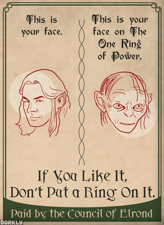 Illustration for article titled Middle Earth PSAs stolen shamelessly from dorkly.com